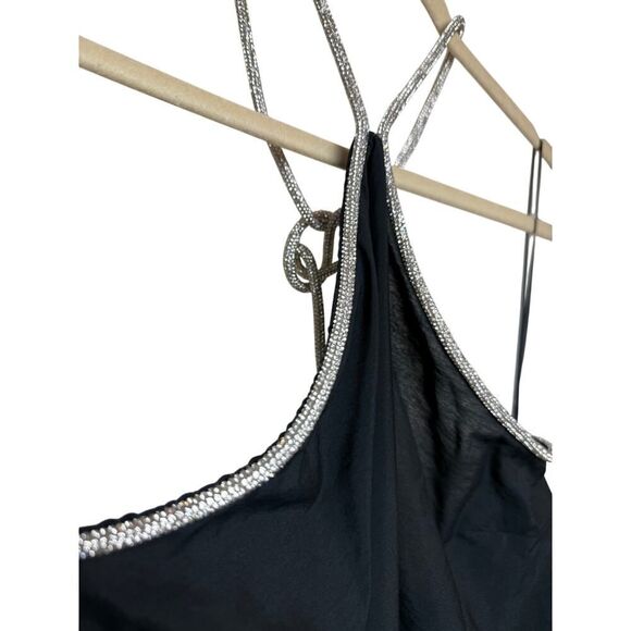 NWT Simkhai Onyx Halter Neck Maxi Dress Sz. L - Picture 6 of 11